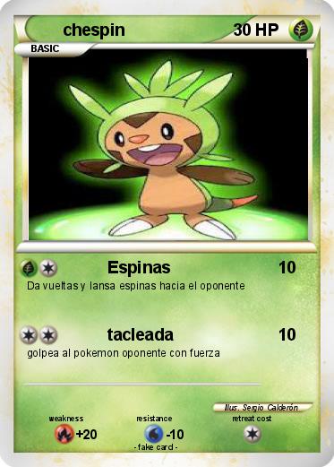 Pokemon chespin