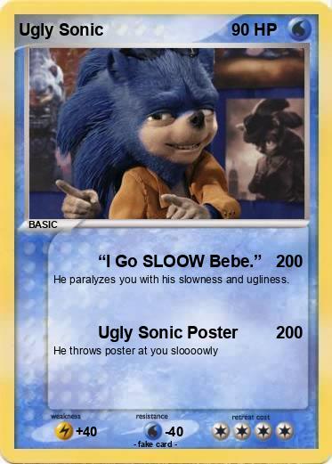 Pokemon Ugly Sonic