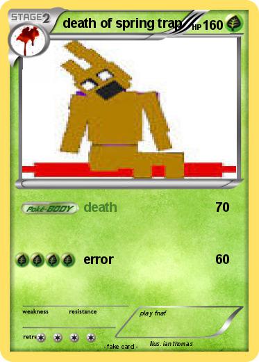 Pokemon death of spring trap