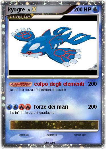 Pokemon kyogre