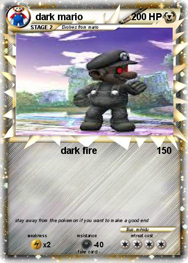 Pokemon dark mario
