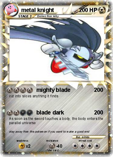 Pokemon metal knight