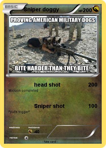 Pokemon Sniper doggy