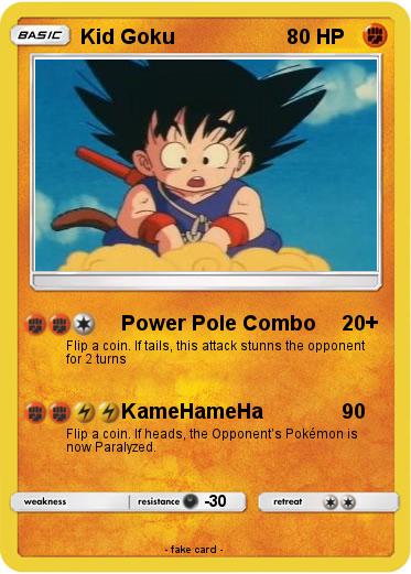 Pokemon Kid Goku
