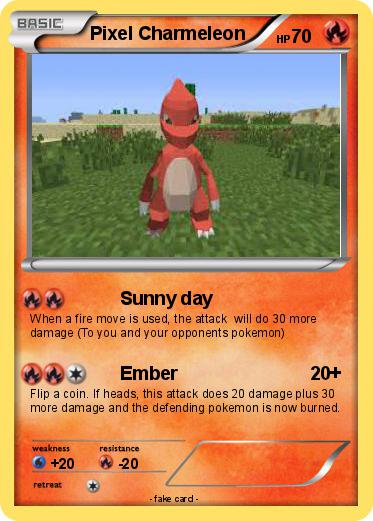 Pokemon Pixel Charmeleon