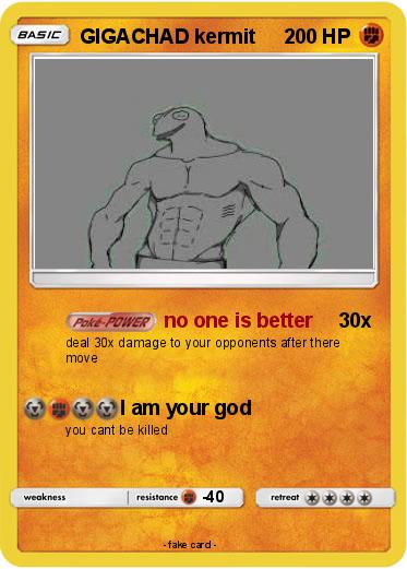 Pokemon GIGACHAD kermit
