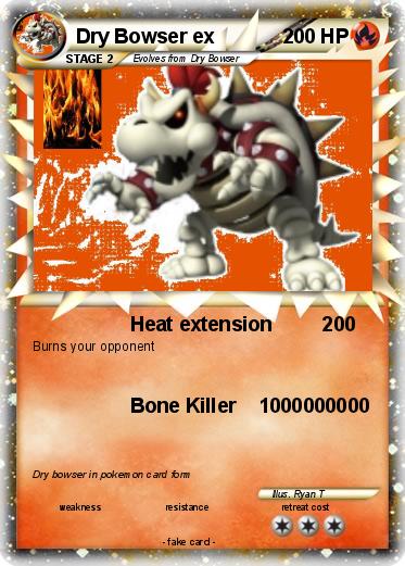 Pokemon Dry Bowser ex