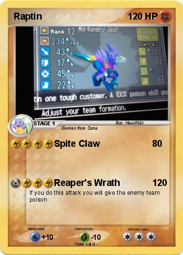 Pokemon Raptin