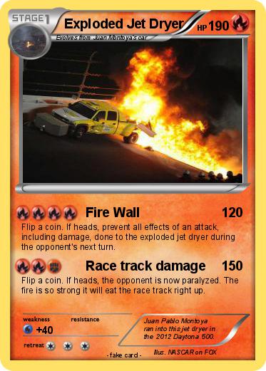 Pokemon Exploded Jet Dryer