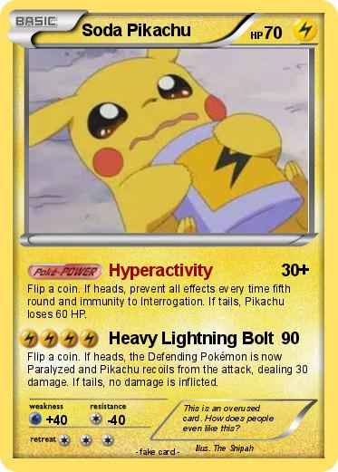 Pokemon Soda Pikachu