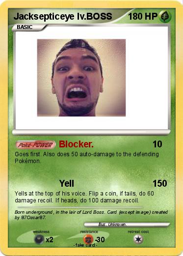 Pokemon Jacksepticeye lv.BOSS