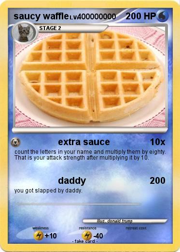 Pokemon saucy waffle