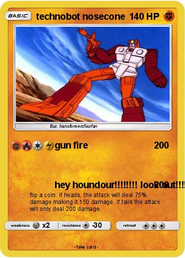 Pokemon technobot nosecone