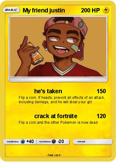 Pokemon My friend justin