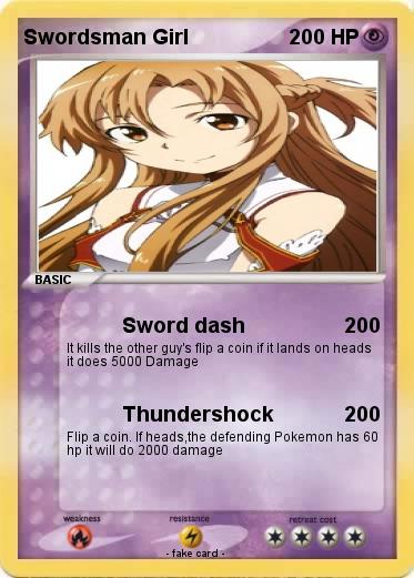 Pokemon Swordsman Girl