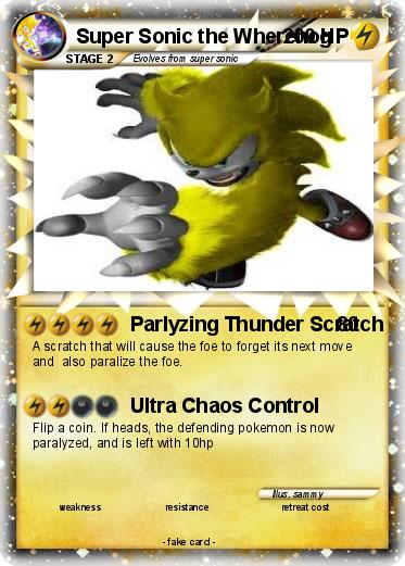 Pokemon Super Sonic the Wherehog
