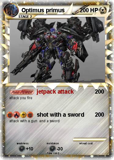 Pokemon Optimus primus