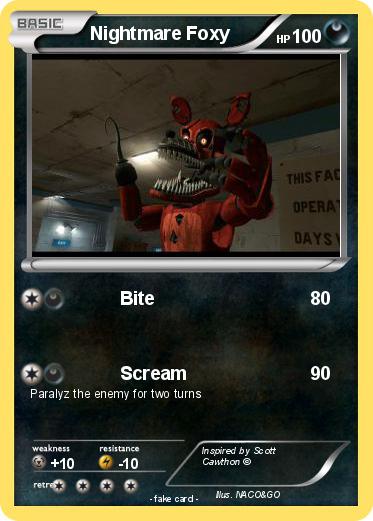 Pokemon Nightmare Foxy