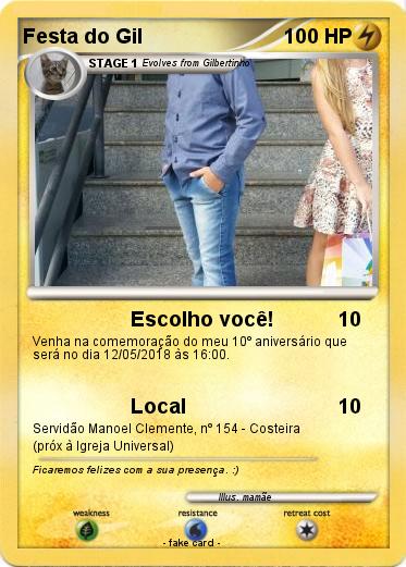 Pokemon Festa do Gil