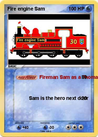 Pokemon Fire engine Sam