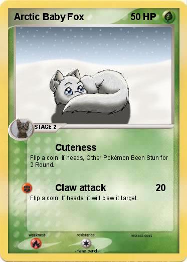 Pokemon Arctic Baby Fox