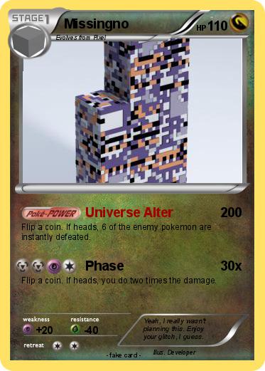 Pokemon Missingno