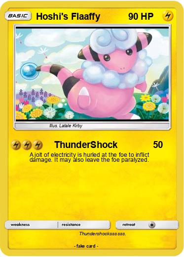 Pokemon Hoshi's Flaaffy