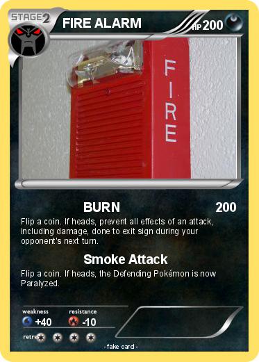 Pokemon FIRE ALARM