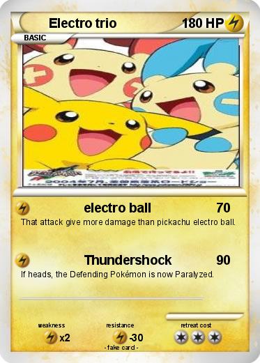 Pokemon Electro trio