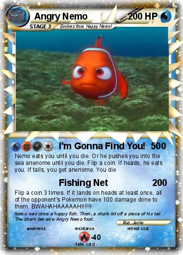 Pokemon Angry Nemo