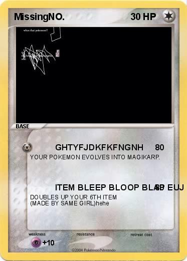 Pokemon MissingNO.