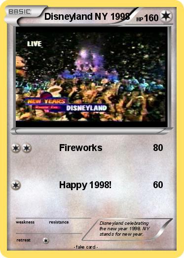 Pokemon Disneyland NY 1998