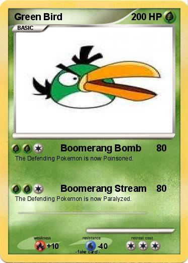 Pokemon Green Bird