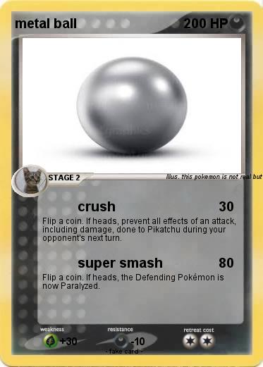 Pokemon metal ball