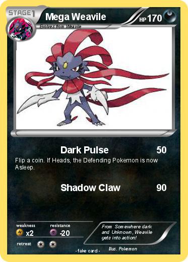 Pokemon Mega Weavile