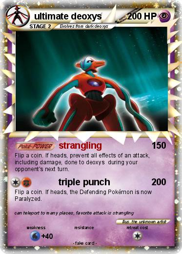 Pokemon ultimate deoxys