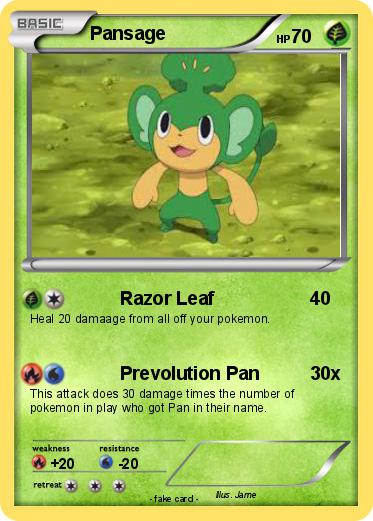 Pokemon Pansage