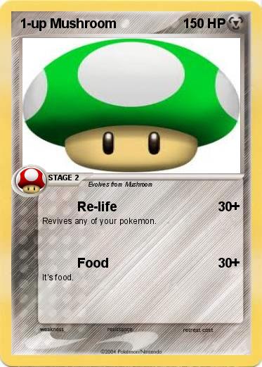 Pokemon 1-up Mushroom