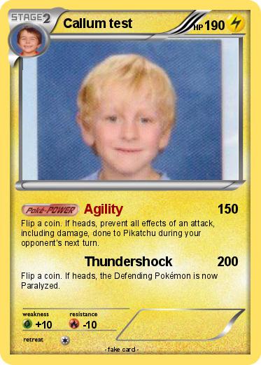 Pokemon Callum test
