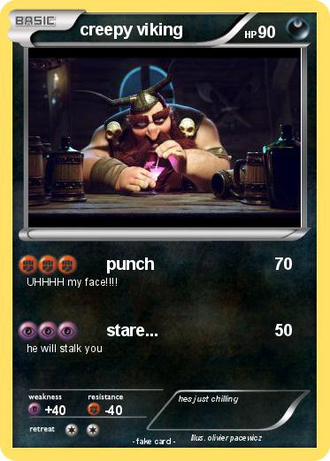 Pokemon creepy viking