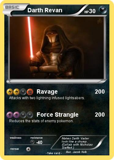 Pokemon Darth Revan