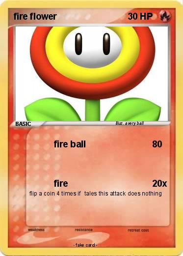 Pokemon fire flower