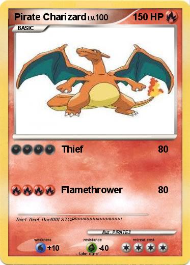 Pokemon Pirate Charizard