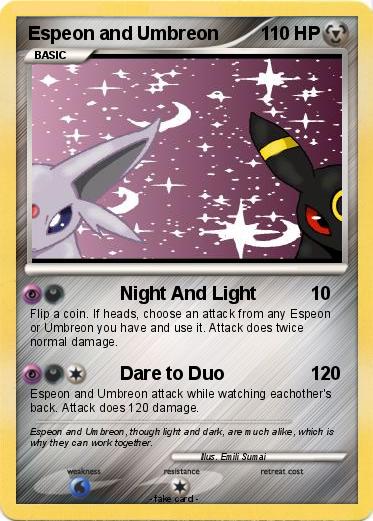 Pokemon Espeon and Umbreon