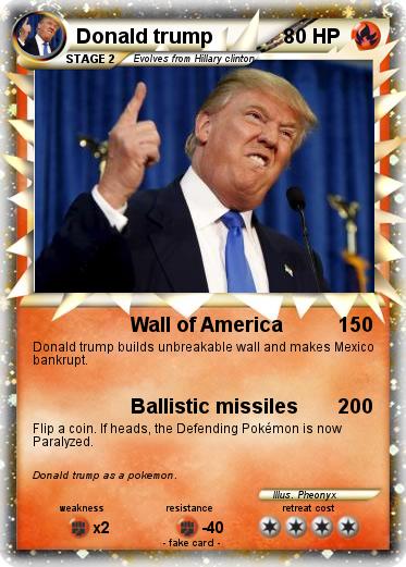 Pokemon Donald trump