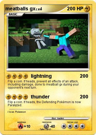 Pokemon meatballs gx
