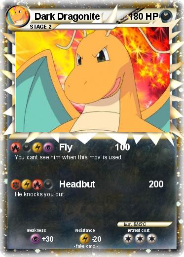 Pokemon Dark Dragonite