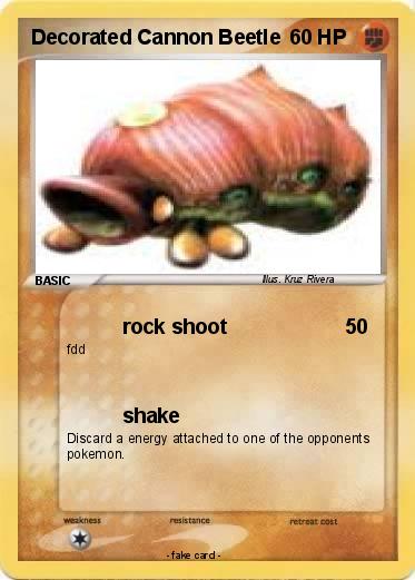 Pokemon Decorated Cannon Beetle