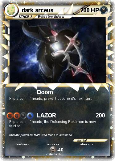 Pokemon dark arceus
