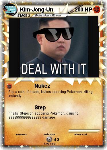 Pokemon Kim-Jong-Un
